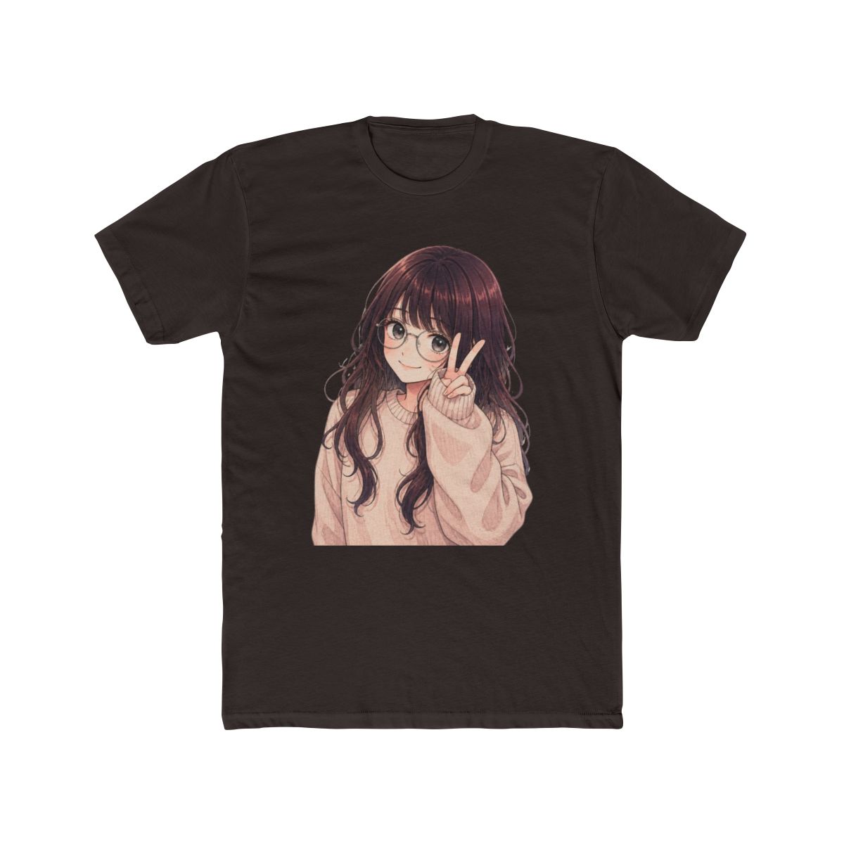Anime Fragrant Flower Blooms with Dignity T Shirt Waguri Kaoruko Vintage Washed Tops Tees Oversized Short Sleeve T Shirt Girl | The Fragrant Flower Blooms with Dignity - alternate angle 2, merchandise