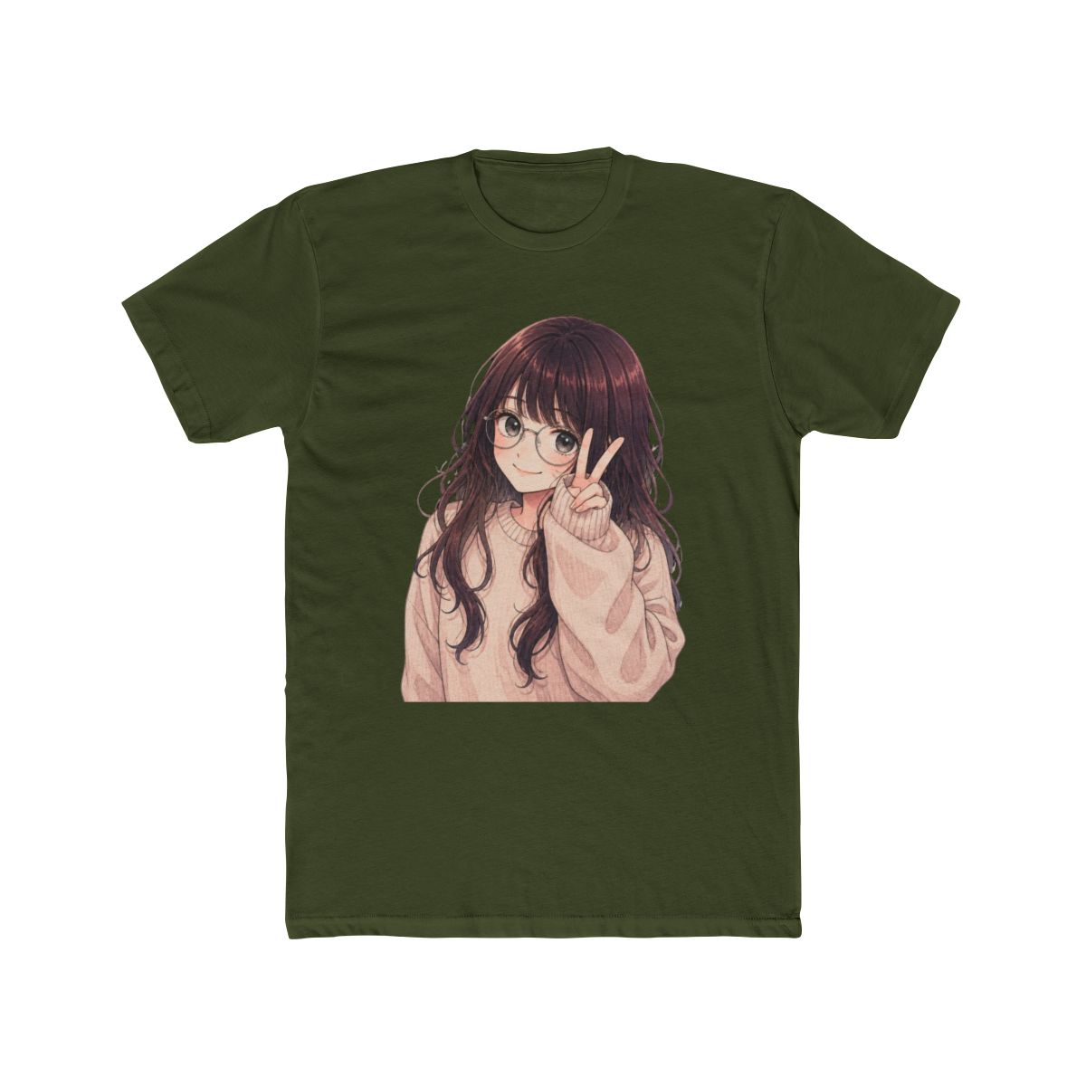 Anime Fragrant Flower Blooms with Dignity T Shirt Waguri Kaoruko Vintage Washed Tops Tees Oversized Short Sleeve T Shirt Girl | The Fragrant Flower Blooms with Dignity - alternate angle 5, merchandise
